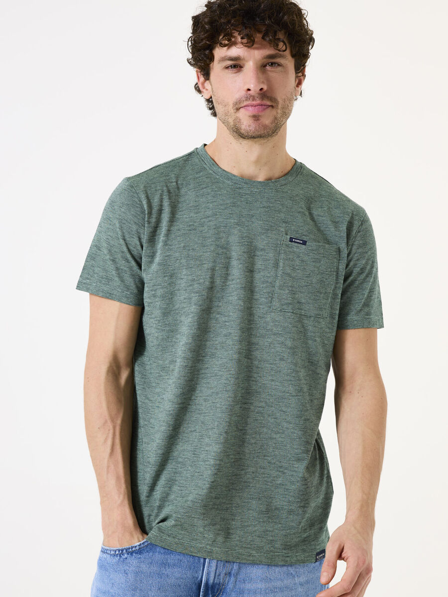 T-shirt van het merk Garcia in het Groen