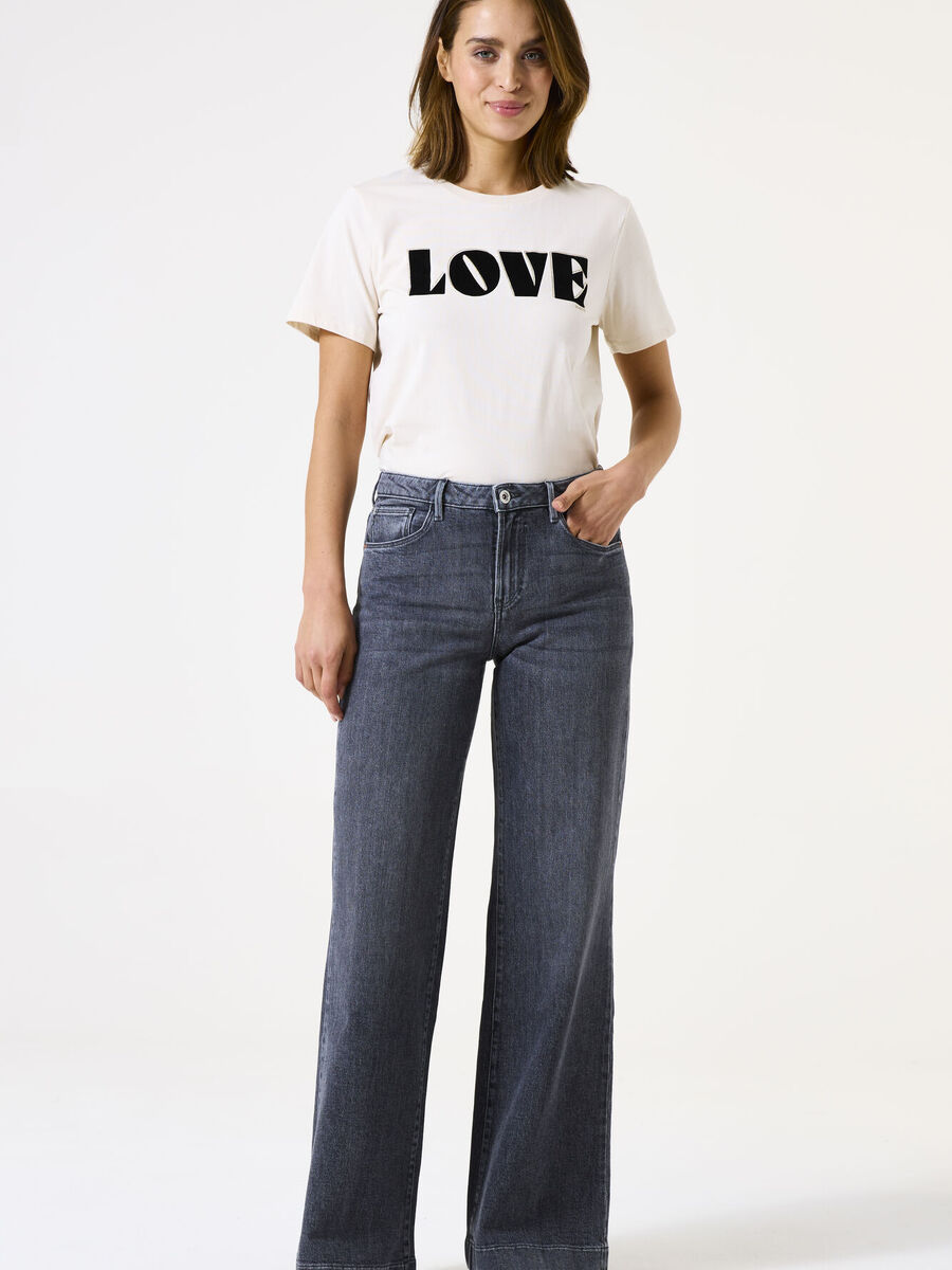 Broek van het merk Garcia in het Grijs