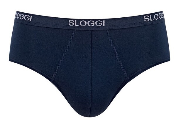 Slip van het merk Sloggi in het Marine