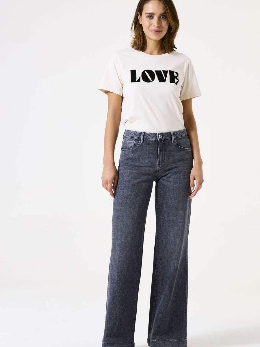 Broek van het merk Garcia in het Grijs