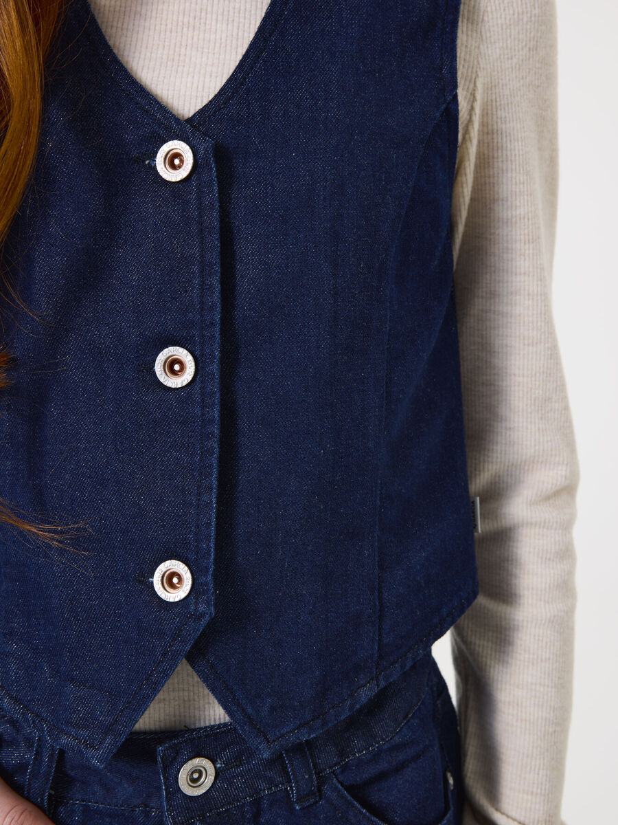 Gilet van het merk Garcia in het Blauw