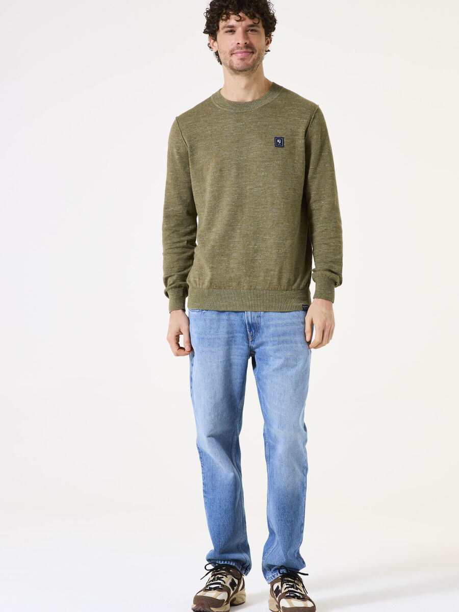 Pull van het merk Garcia in het Kaki