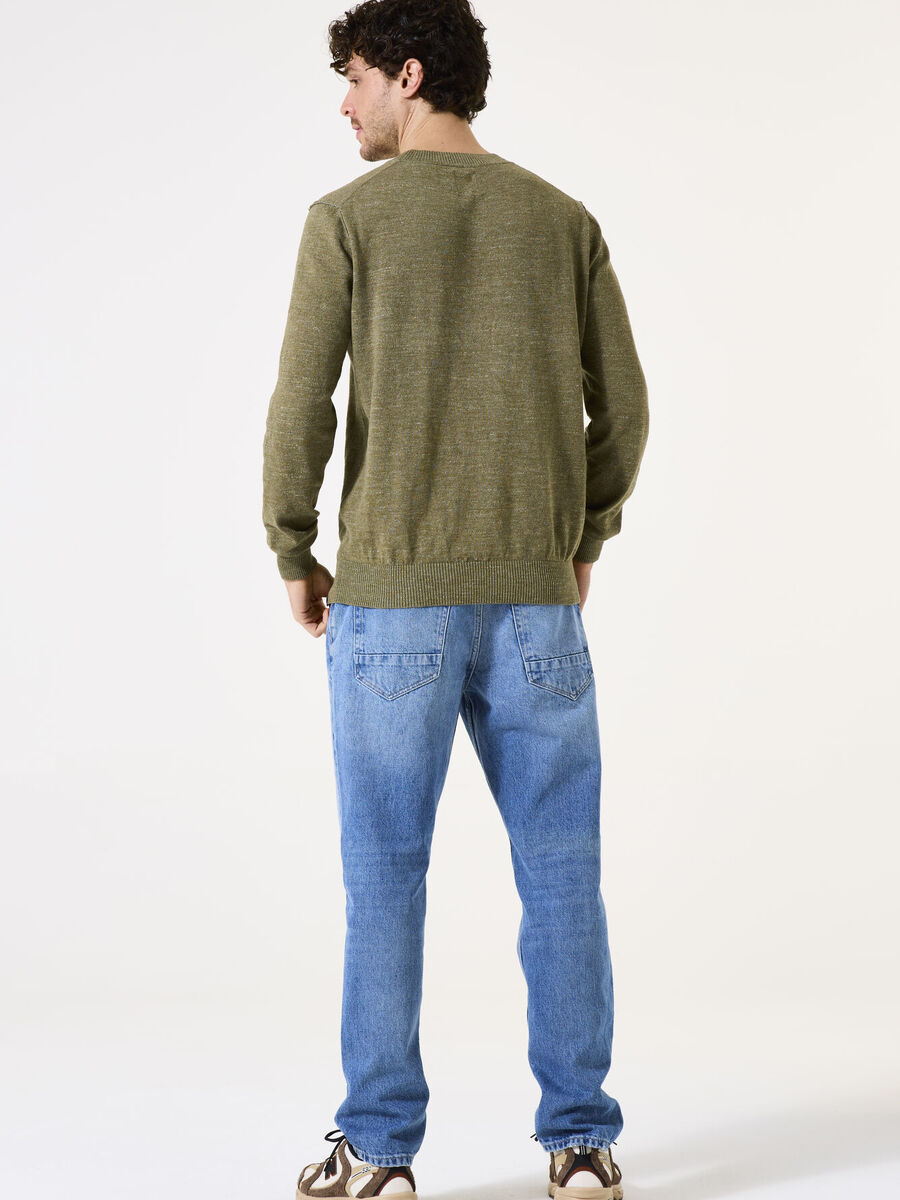 Pull van het merk Garcia in het Kaki