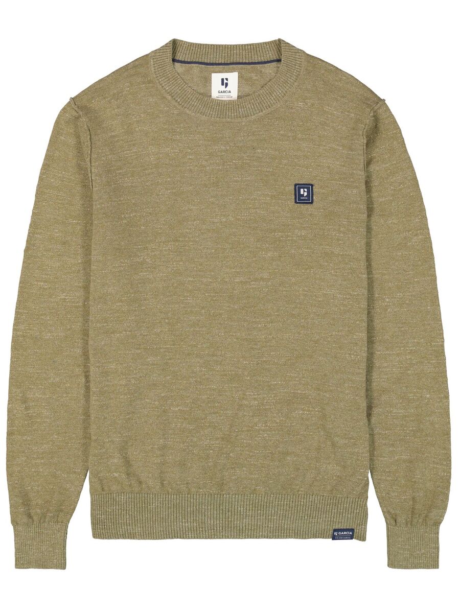 Pull van het merk Garcia in het Kaki
