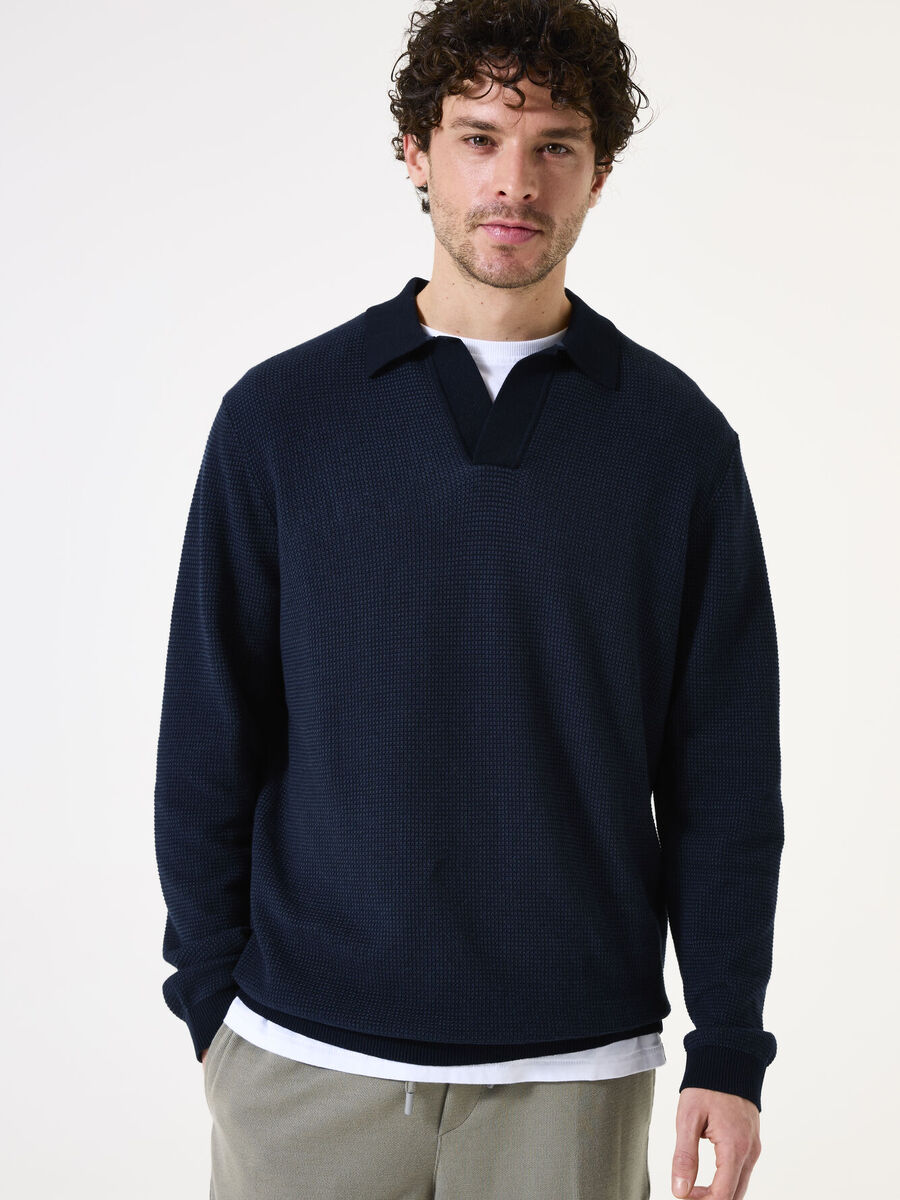 Polo van het merk Garcia in het Blauw