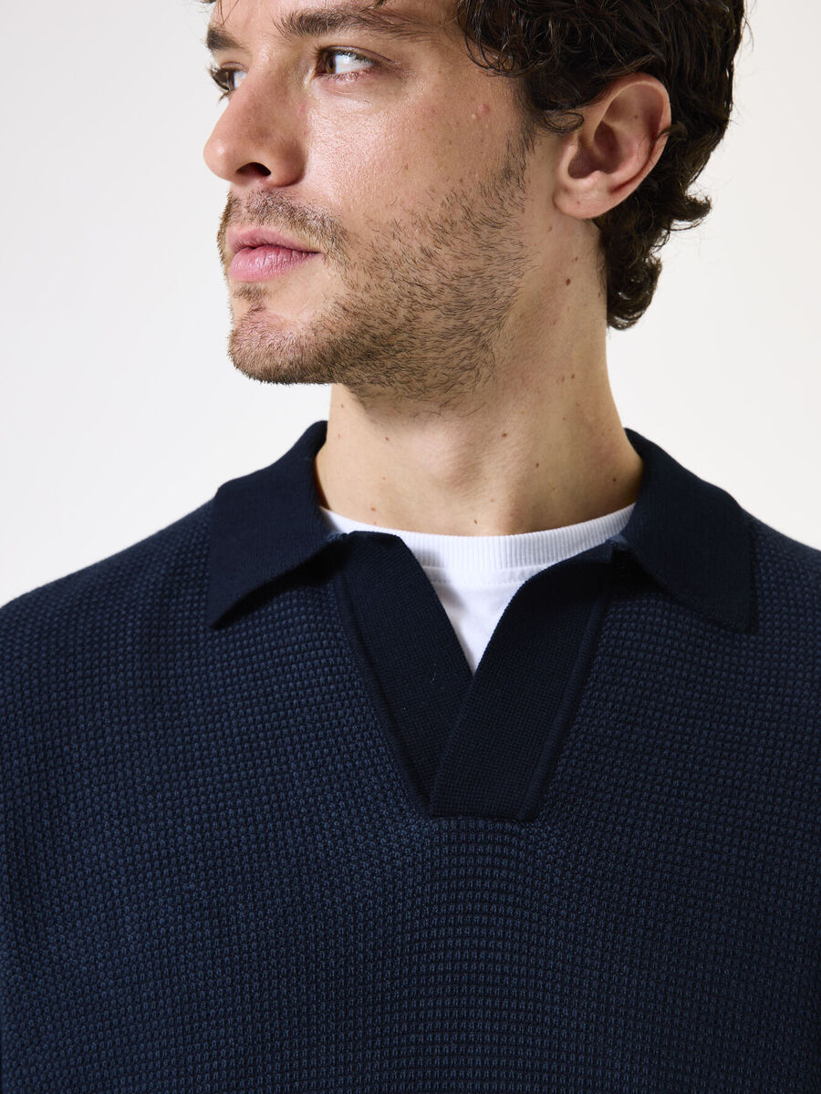 Polo van het merk Garcia in het Blauw