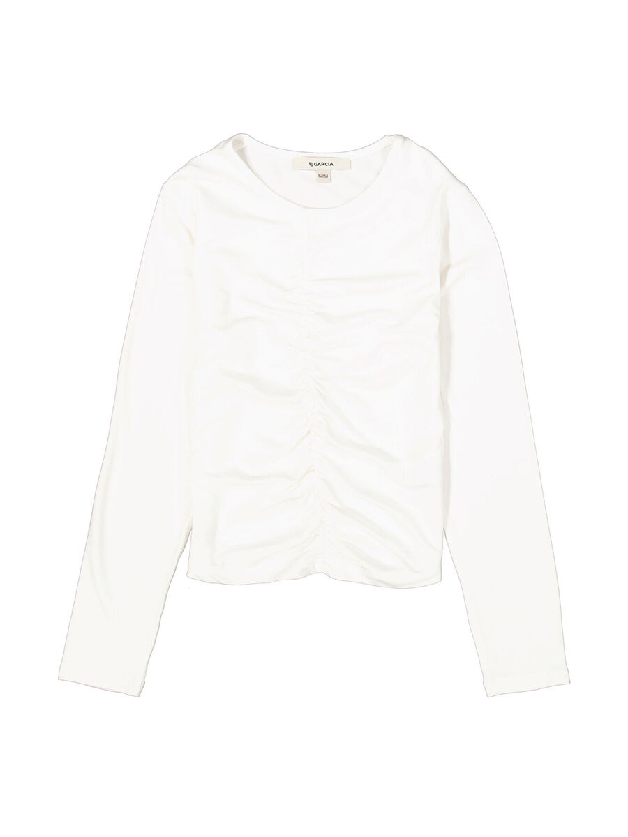 T-shirt van het merk Garcia in het Ecru T-shirt van het merk Garcia in het Ecru