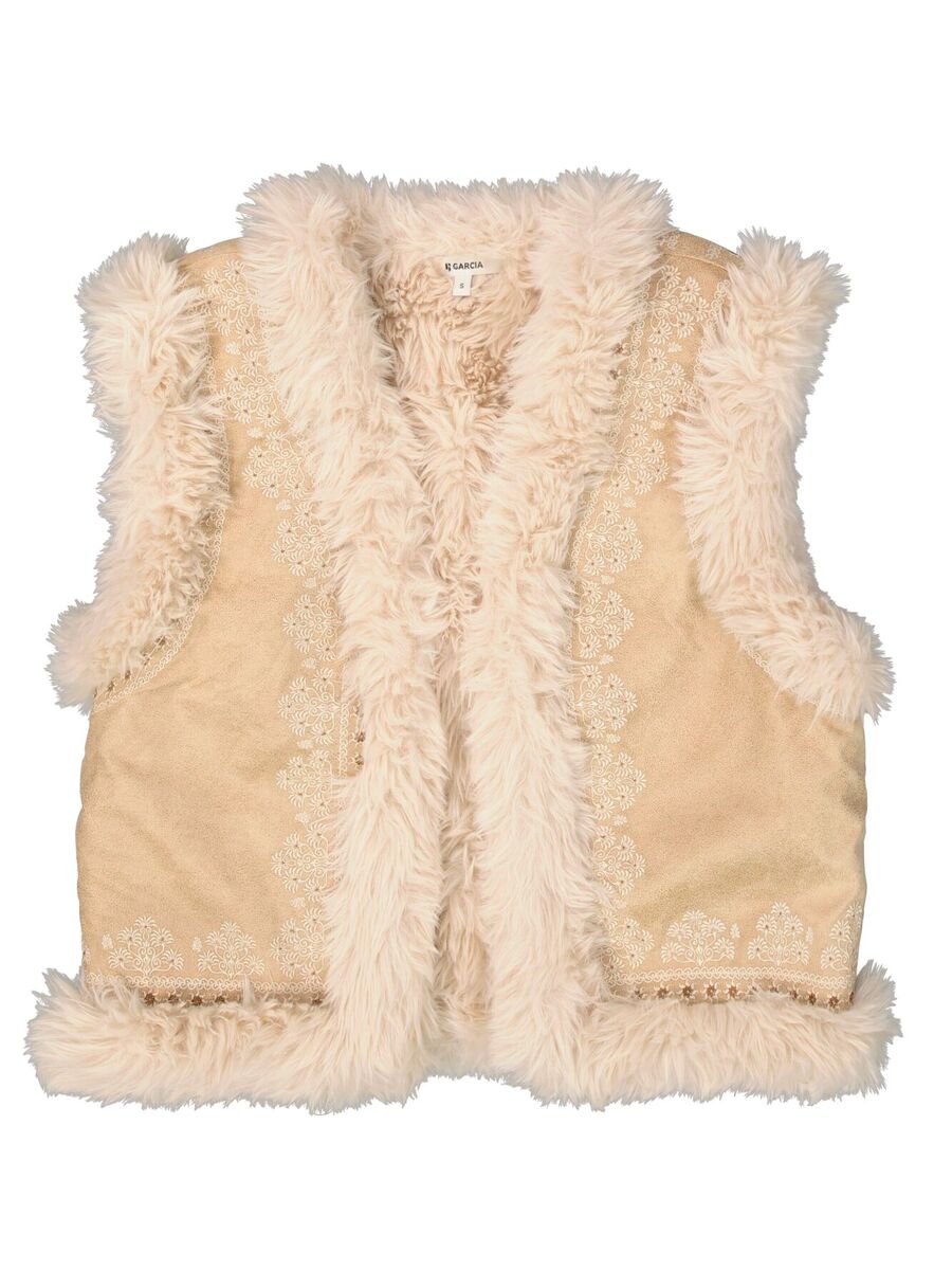 Gilet van het merk Garcia in het Beige