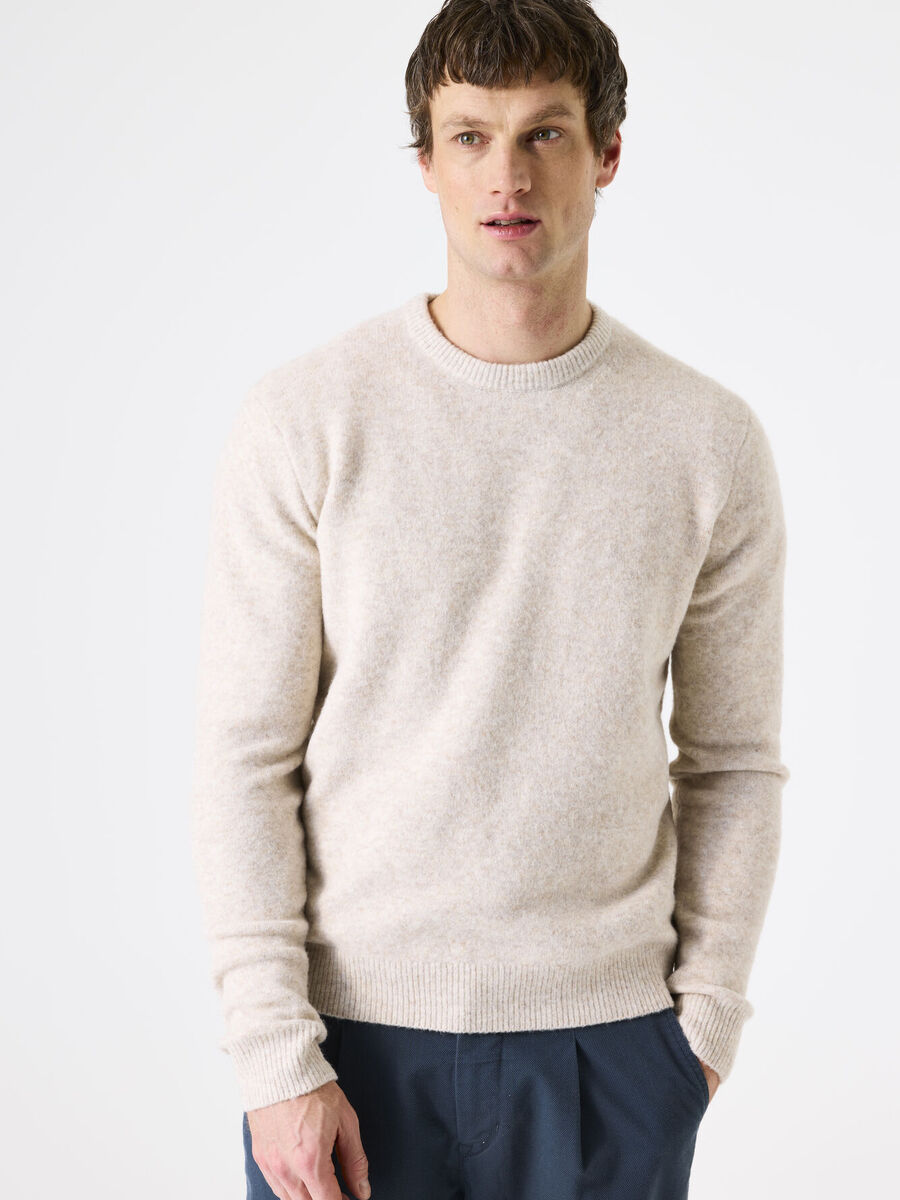 Pull van het merk Garcia in het Ecru