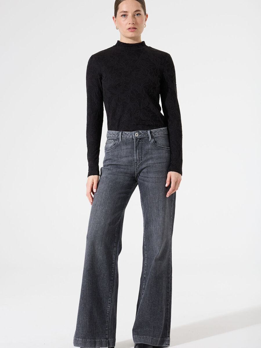 T-shirt van het merk Garcia in het Zwart