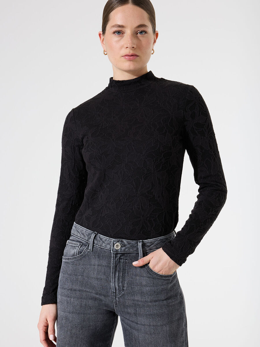 T-shirt van het merk Garcia in het Zwart