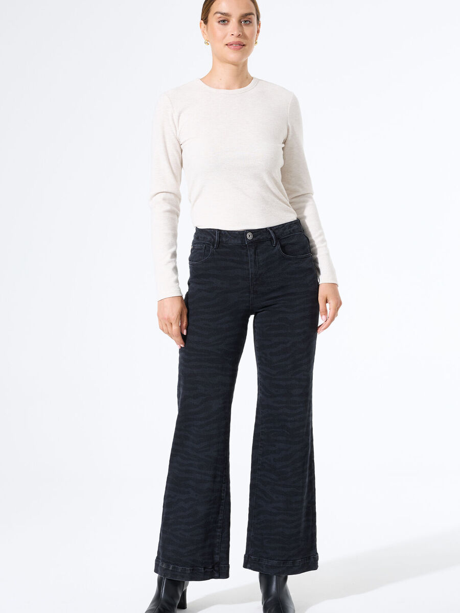 T-shirt van het merk Garcia in het Ecru