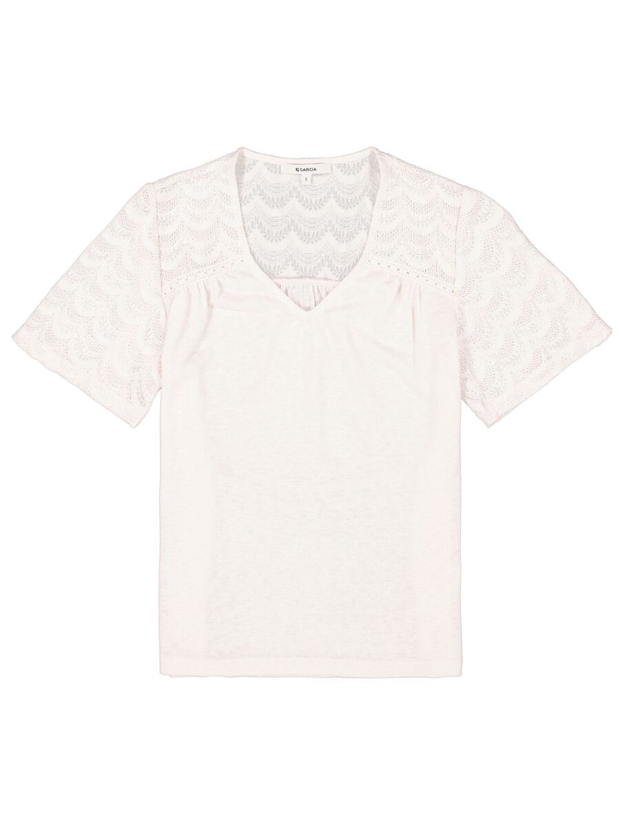 T-shirt van het merk Garcia in het Wit