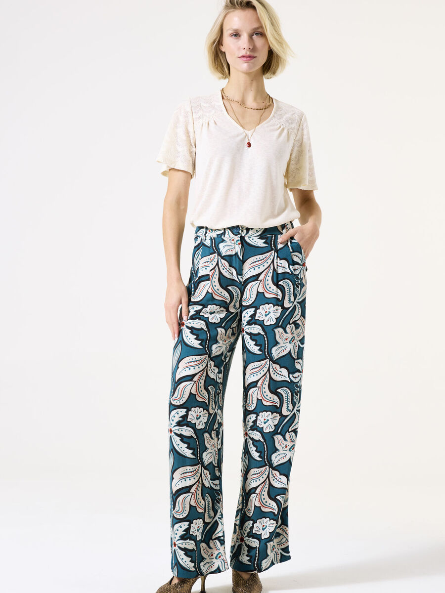 T-shirt van het merk Garcia in het Wit