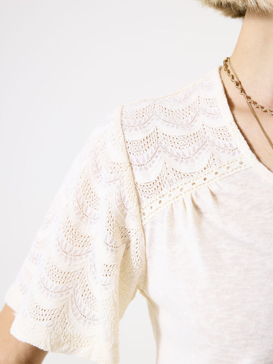 T-shirt van het merk Garcia in het Wit