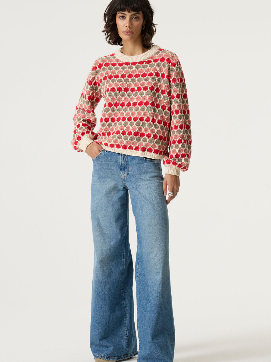 Pull van het merk Garcia in het Rood