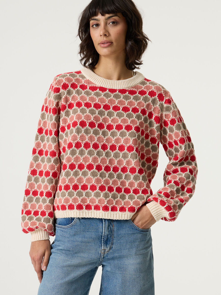 Pull van het merk Garcia in het Rood