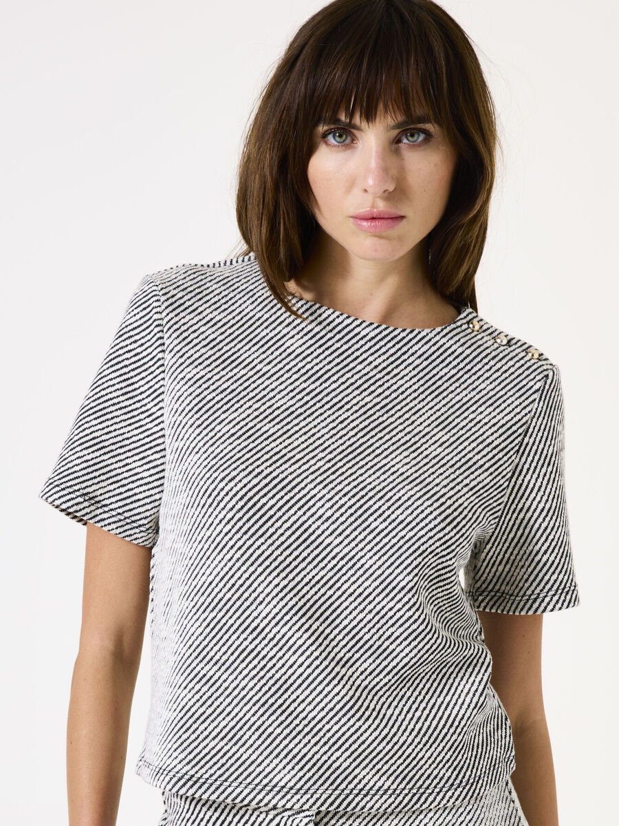 T-shirt van het merk Garcia in het Zwart