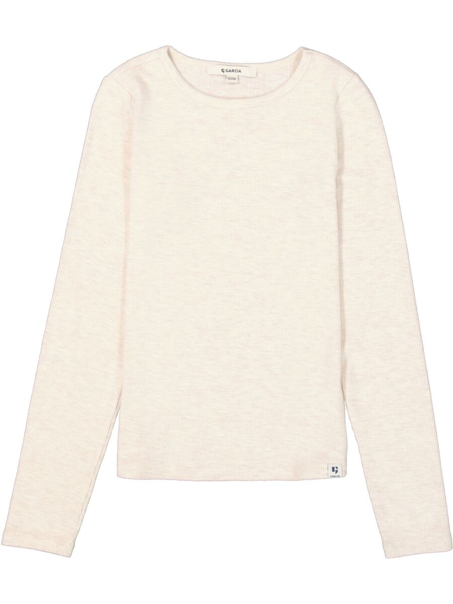 T-shirt van het merk Garcia in het Ecru