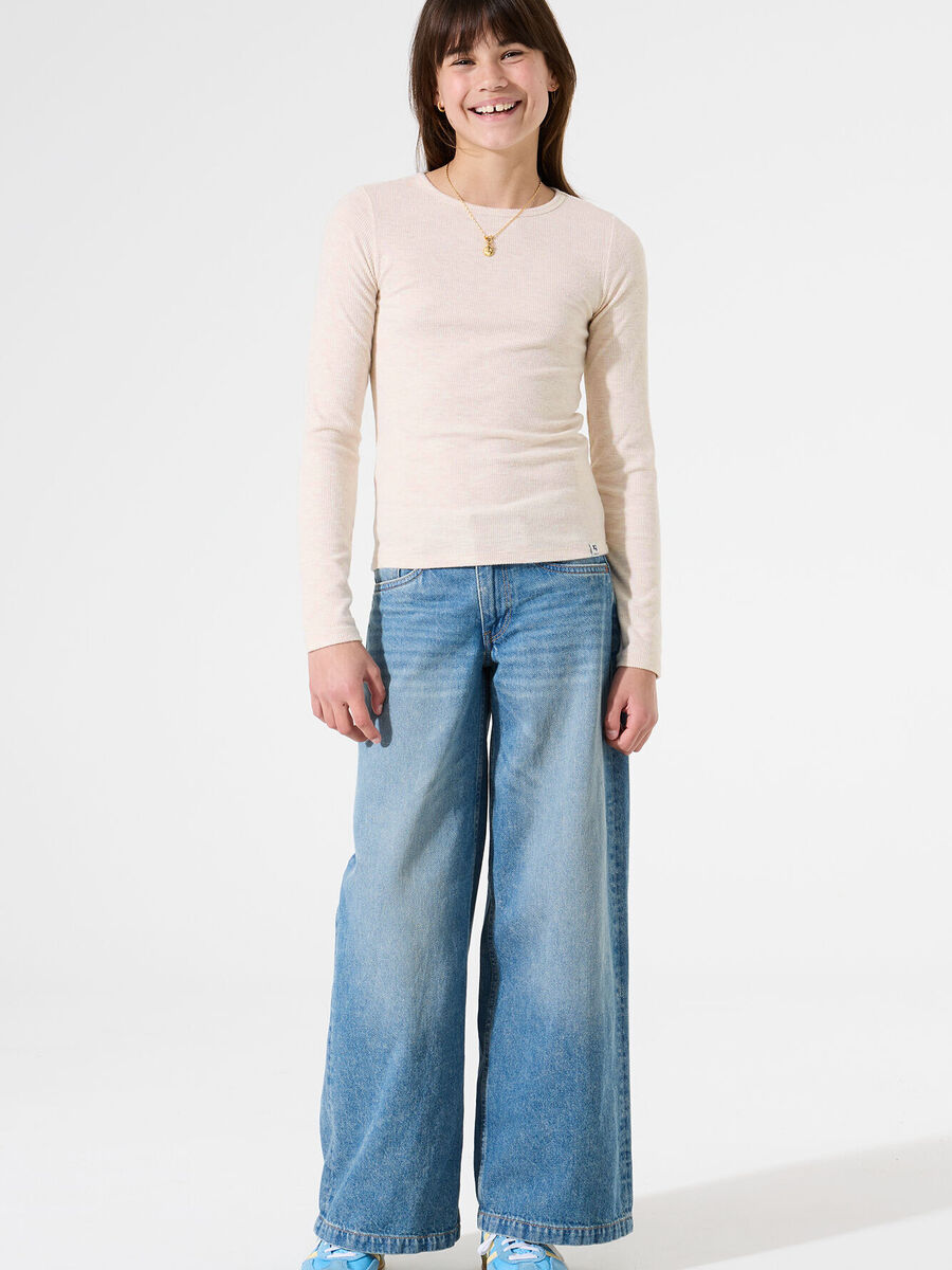 T-shirt van het merk Garcia in het Ecru