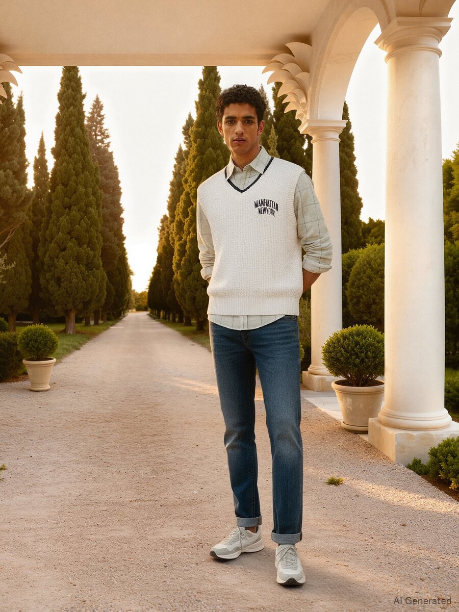 Broek van het merk Tommy Jeans in het Marine