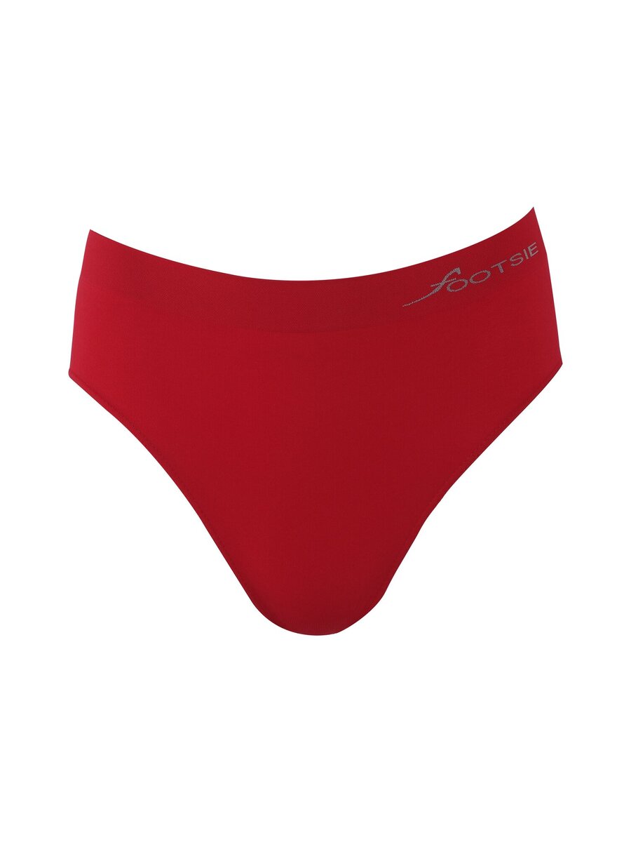 Slip van het merk Footsie in het Rood