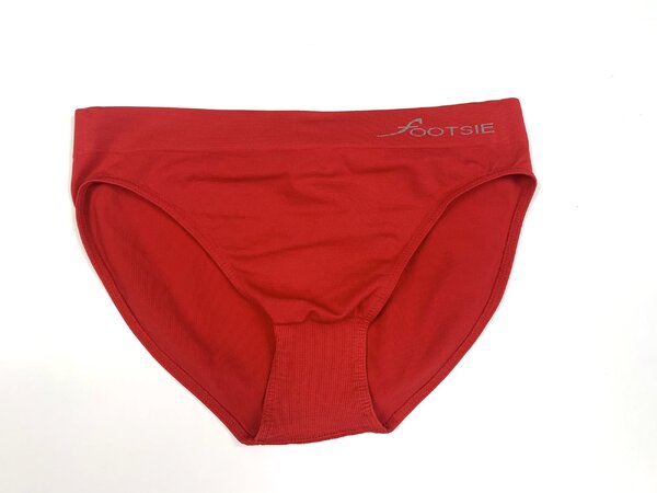 Slip van het merk Footsie in het Rood