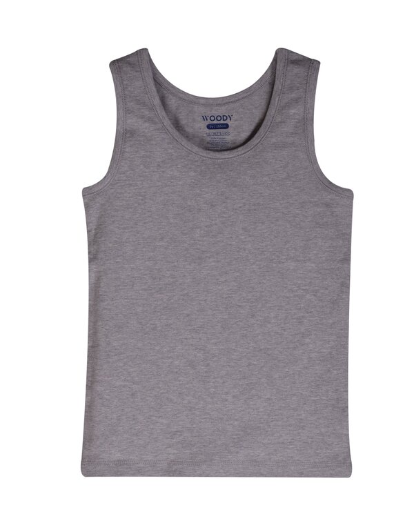 Singlet van het merk Woody in het Grijs