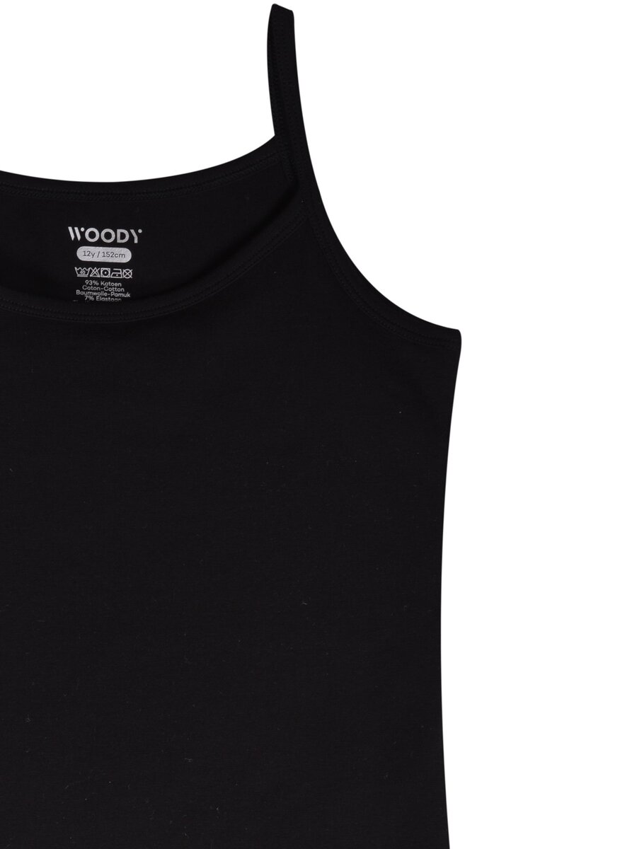 Top van het merk Woody in het Zwart
