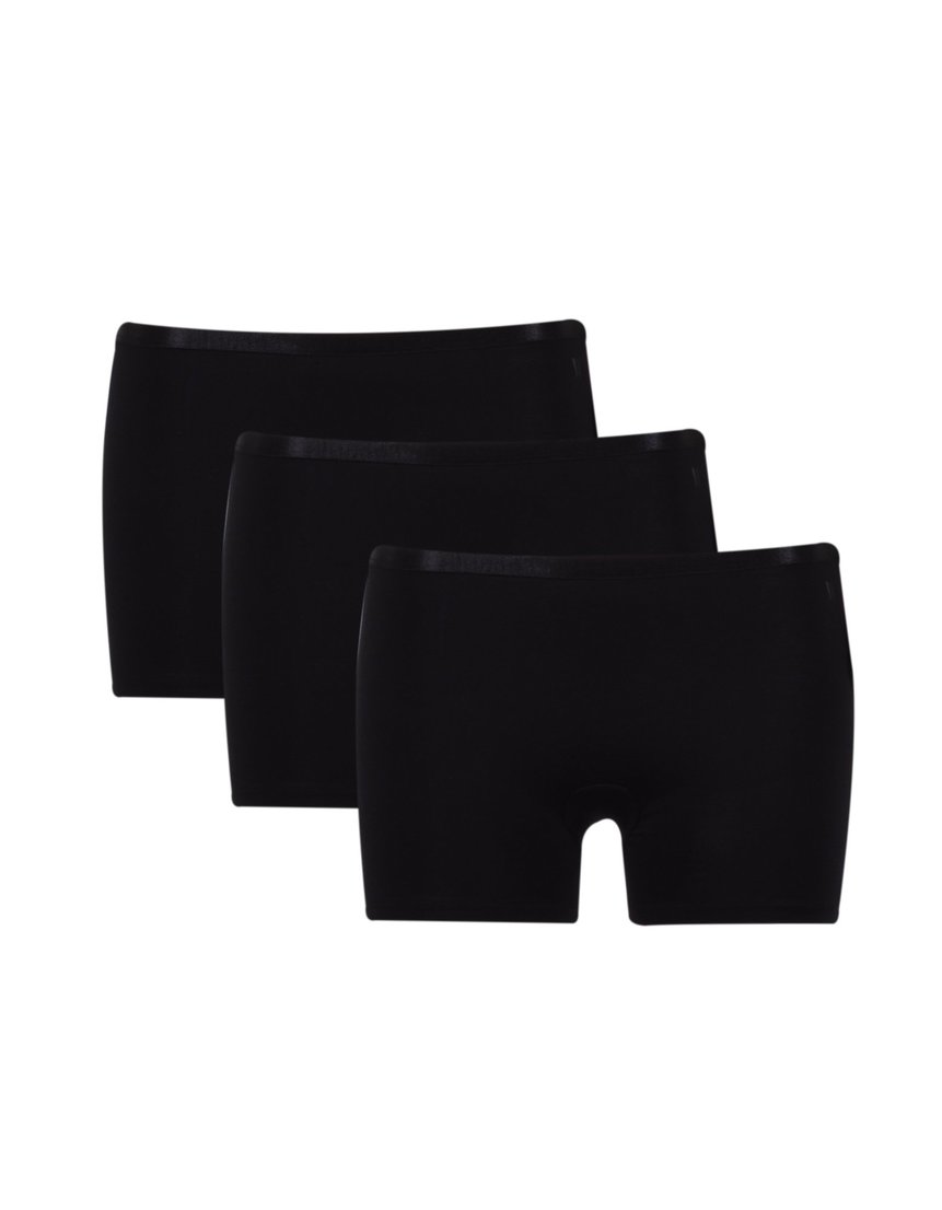 Women bodywear shorts, zwart