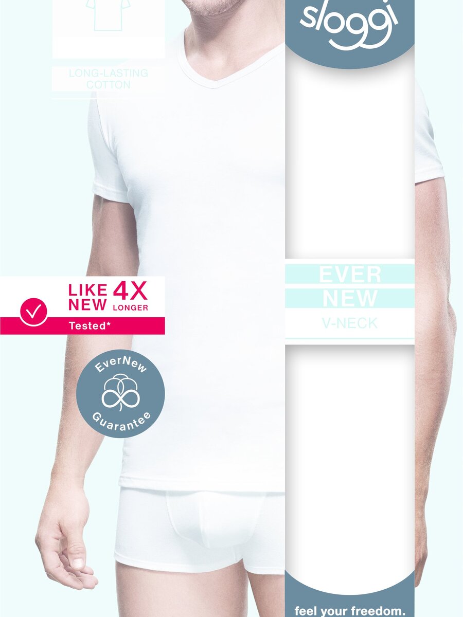 T-shirt van het merk Sloggi in het Wit