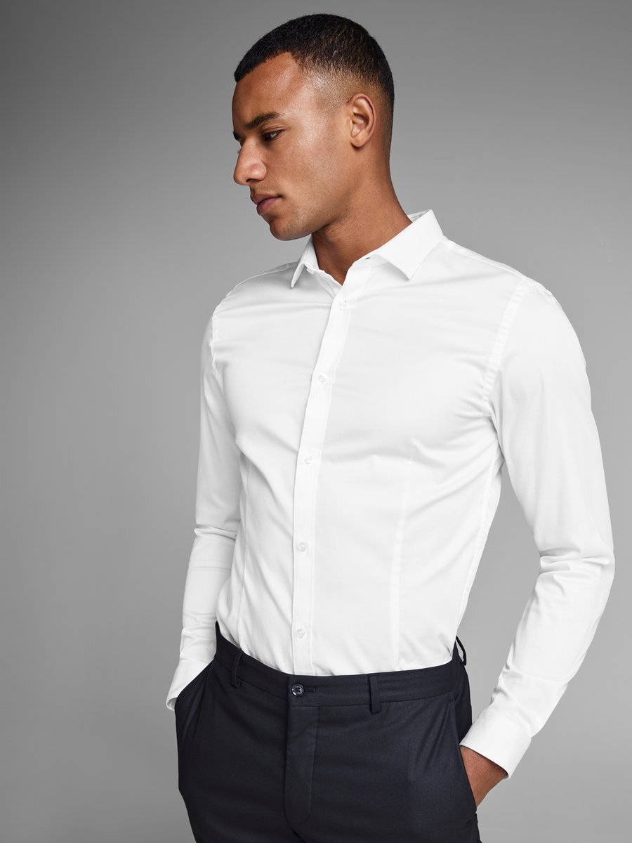 Hemd van het merk Jack & Jones Premium in het Wit