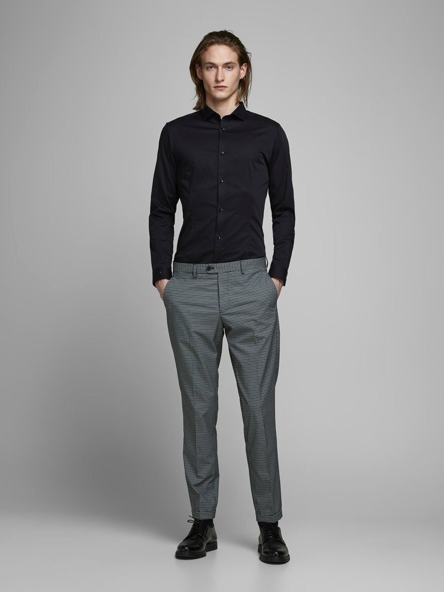 Hemd van het merk Jack & Jones Premium in het Zwart
