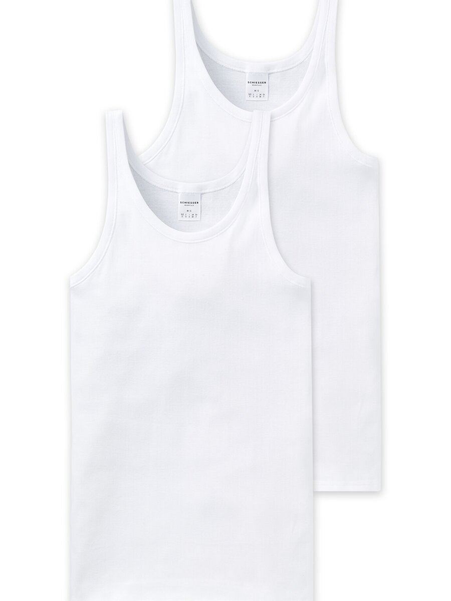 Singlet van het merk Schiesser in het Wit