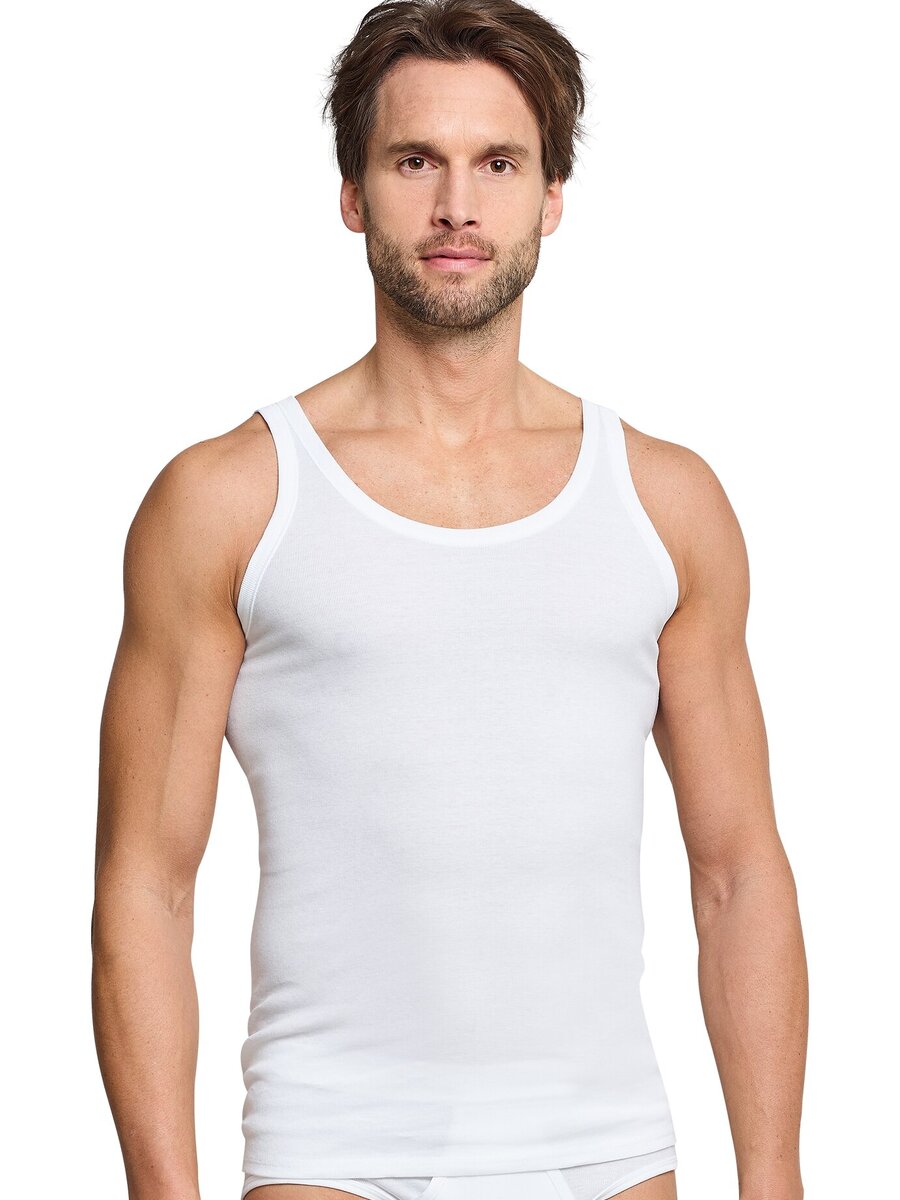 Singlet van het merk Schiesser in het Wit
