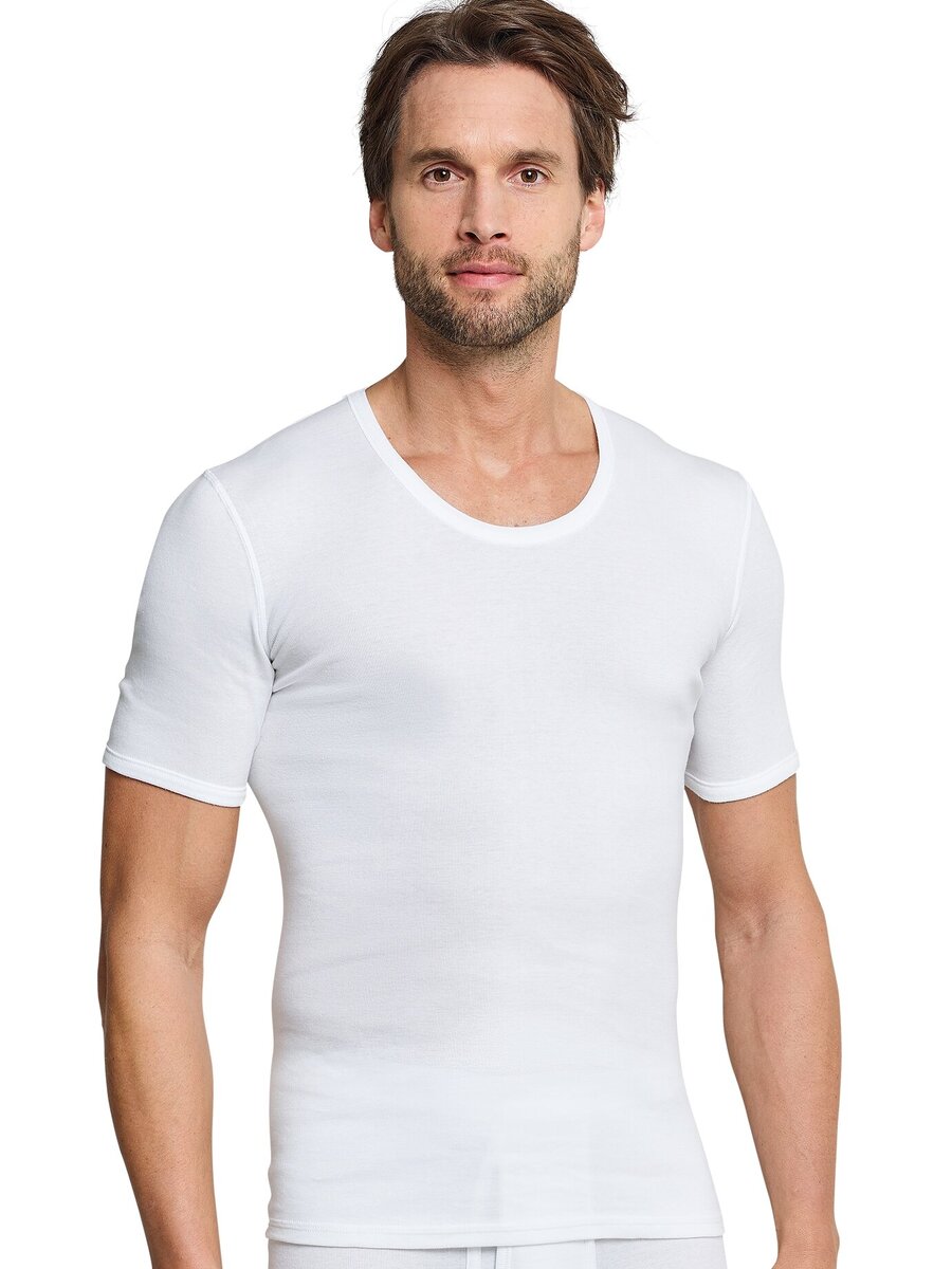 T-shirt van het merk Schiesser in het Wit