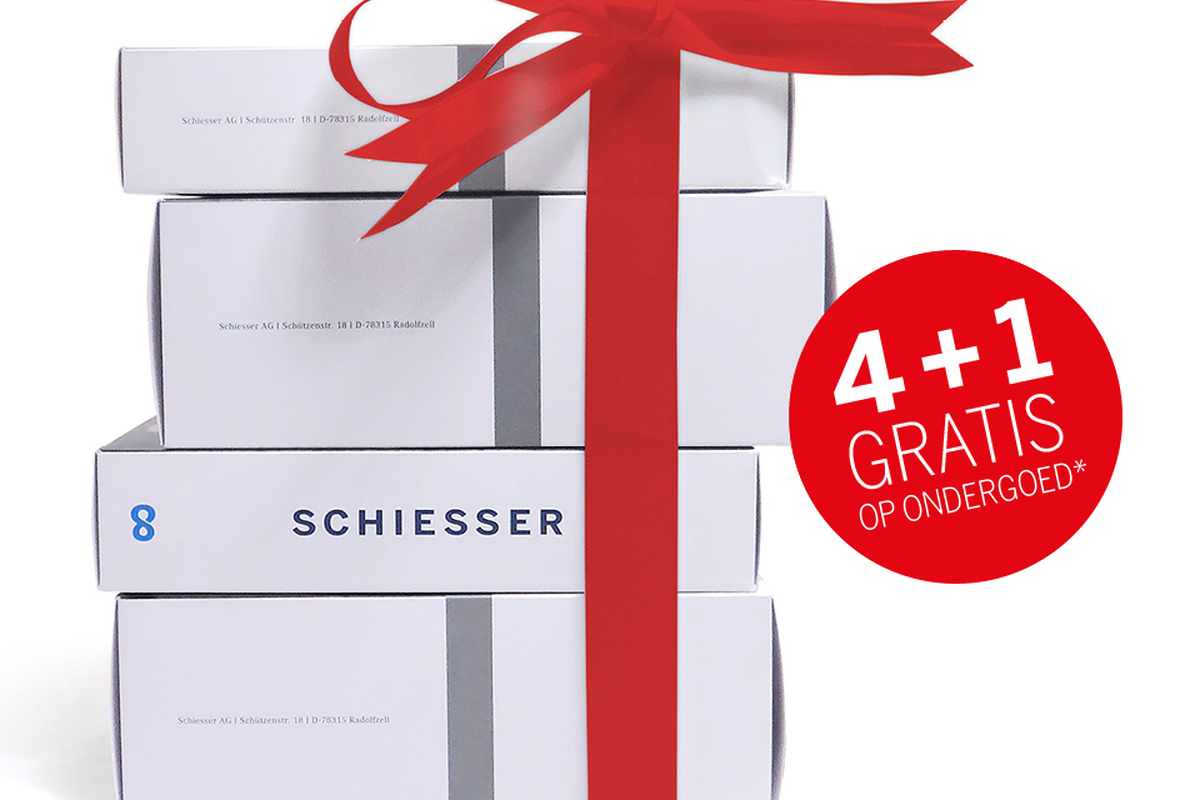 Schiesser: 4+1 gratis*