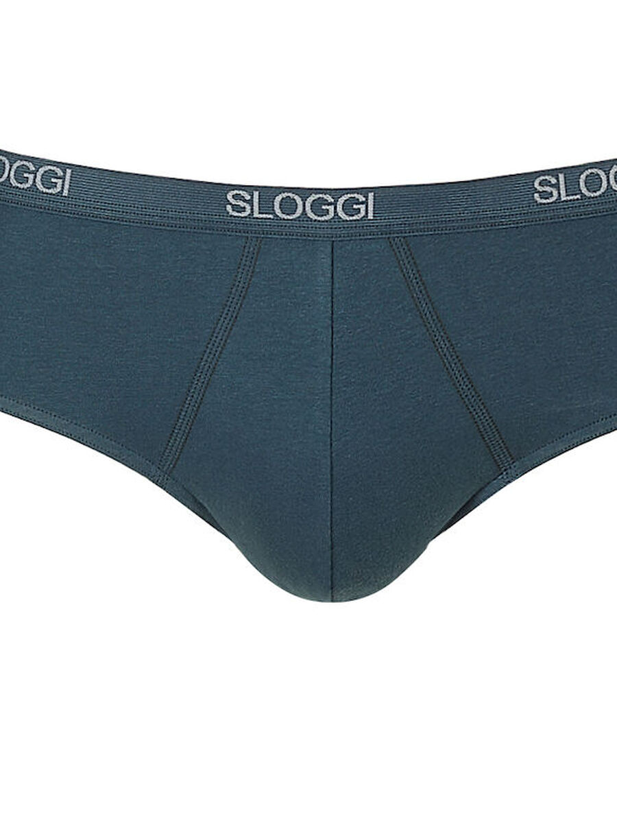 Slip van het merk Sloggi in het Marine