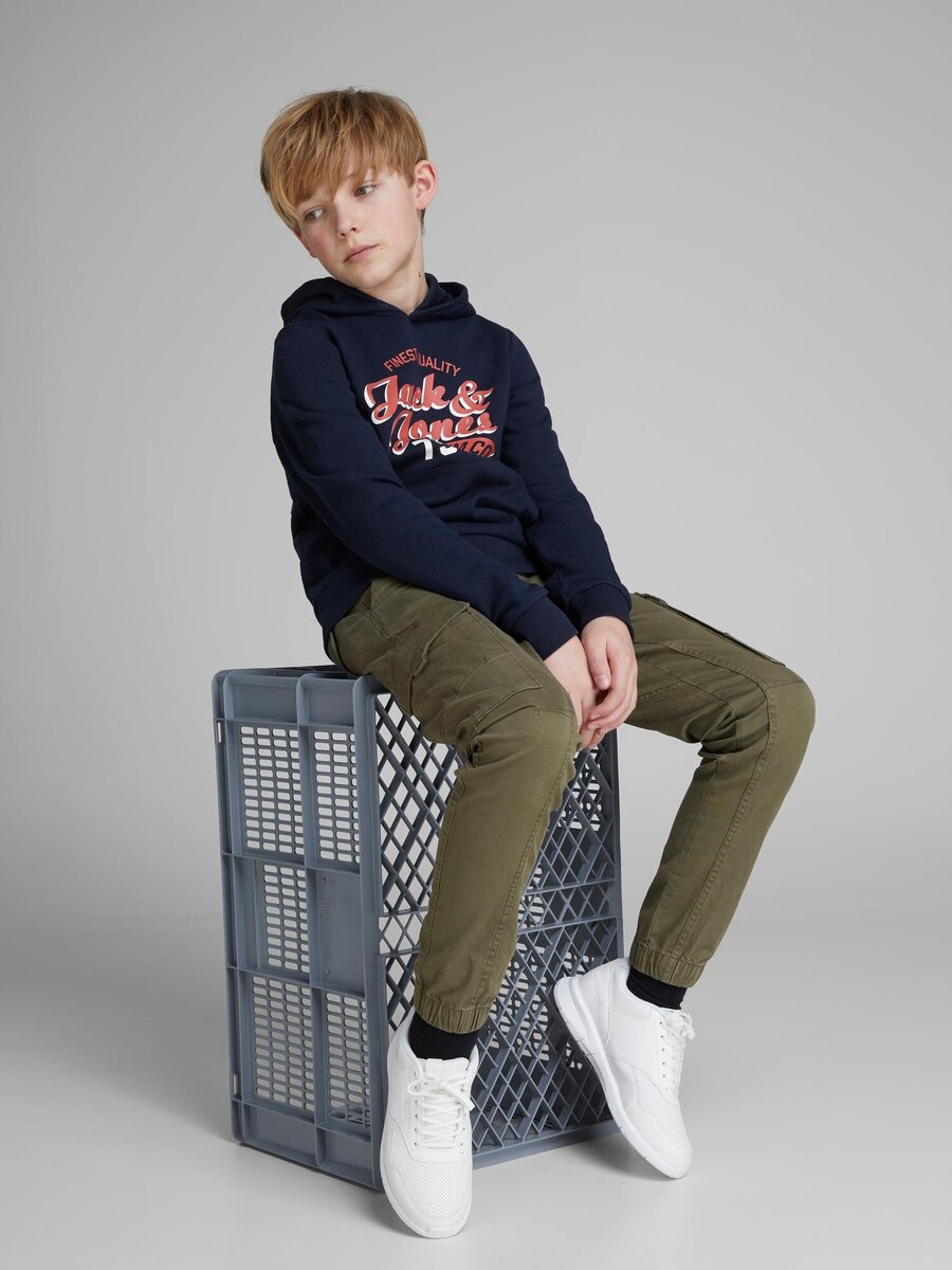 Broek van het merk Jack & Jones Junior in het Kaki