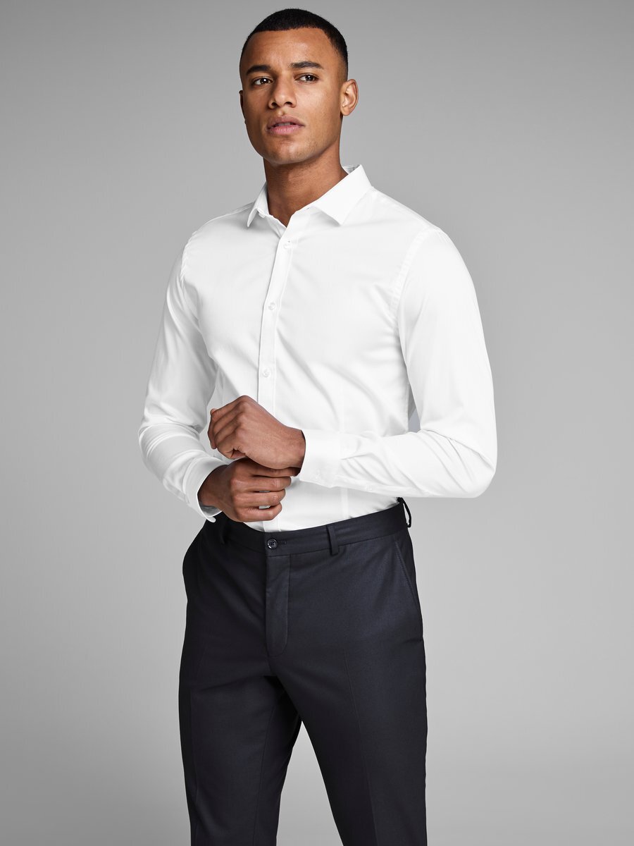 Hemd van het merk Jack & Jones Premium in het Wit