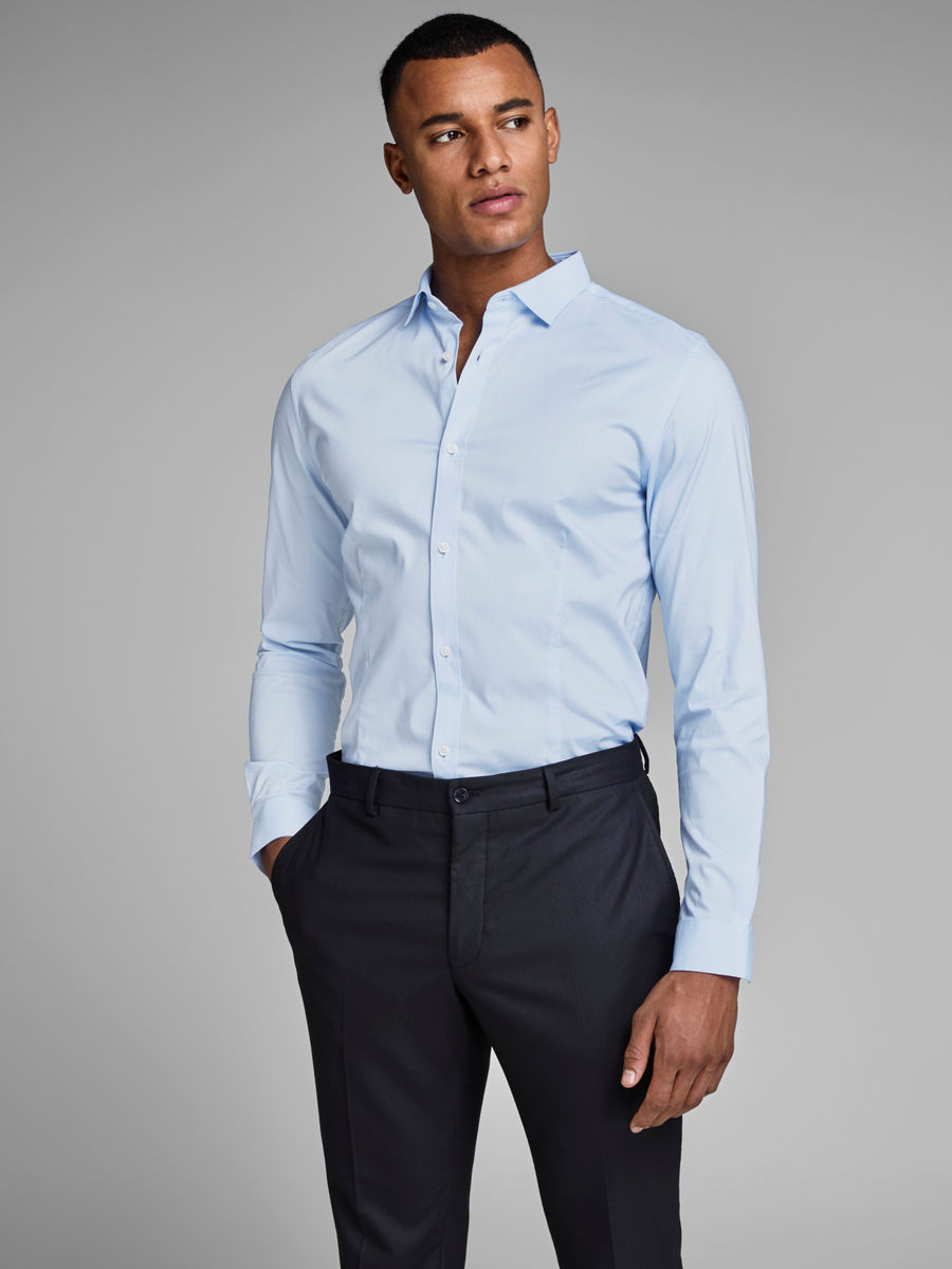 Hemd van het merk Jack & Jones Premium in het Blauw
