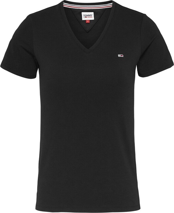 T-shirt van het merk Tommy Jeans in het Zwart