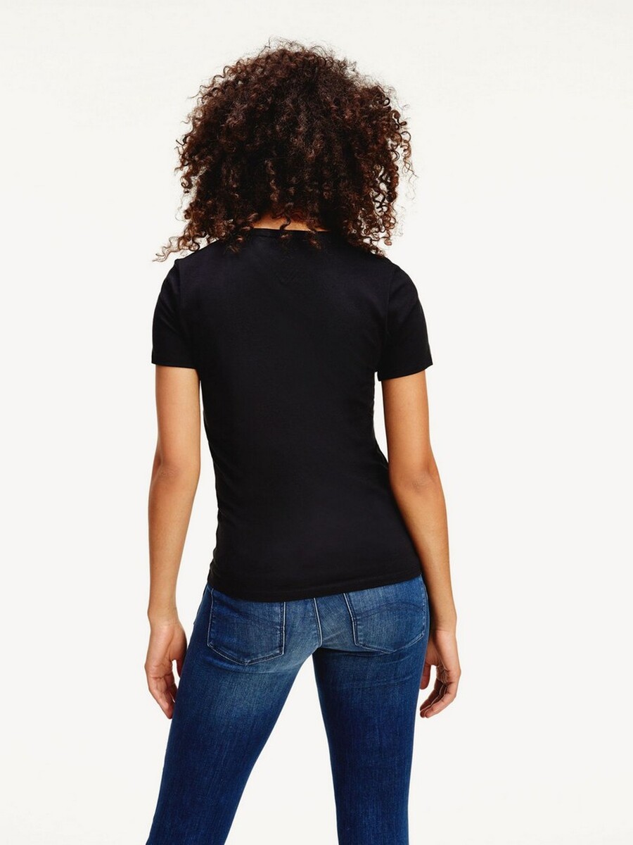 T-shirt van het merk Tommy Jeans in het Zwart