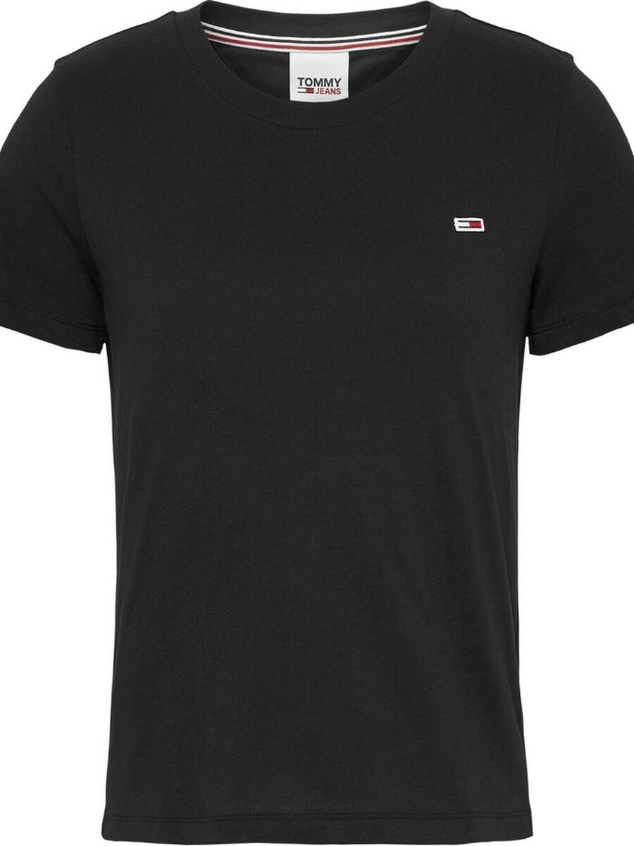T-shirt van het merk Tommy Jeans in het Zwart