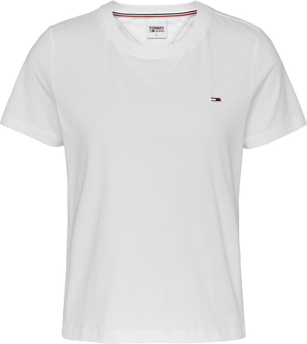 T-shirt van het merk Tommy Jeans in het Wit