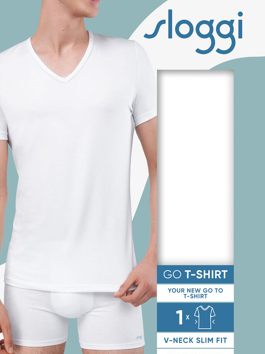 T-shirt van het merk Sloggi in het Wit