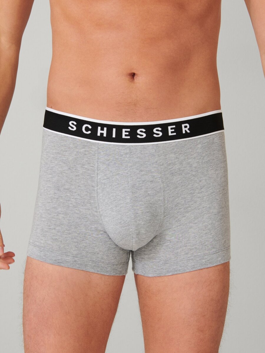 Boxer van het merk Schiesser in het Grijs