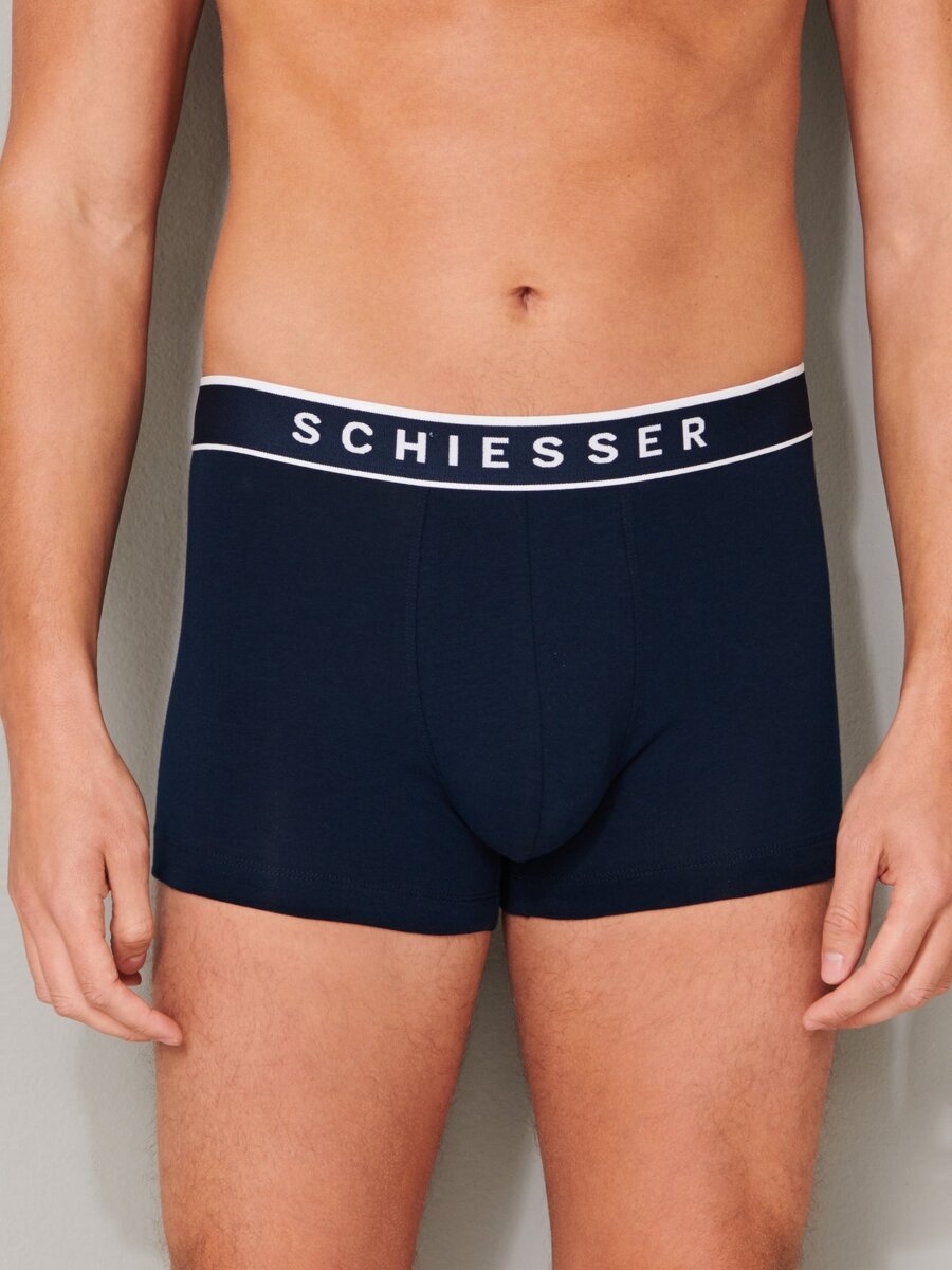 Boxer van het merk Schiesser in het Blauw
