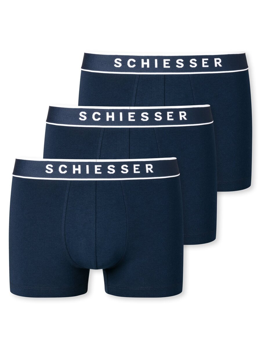 Boxer van het merk Schiesser in het Blauw