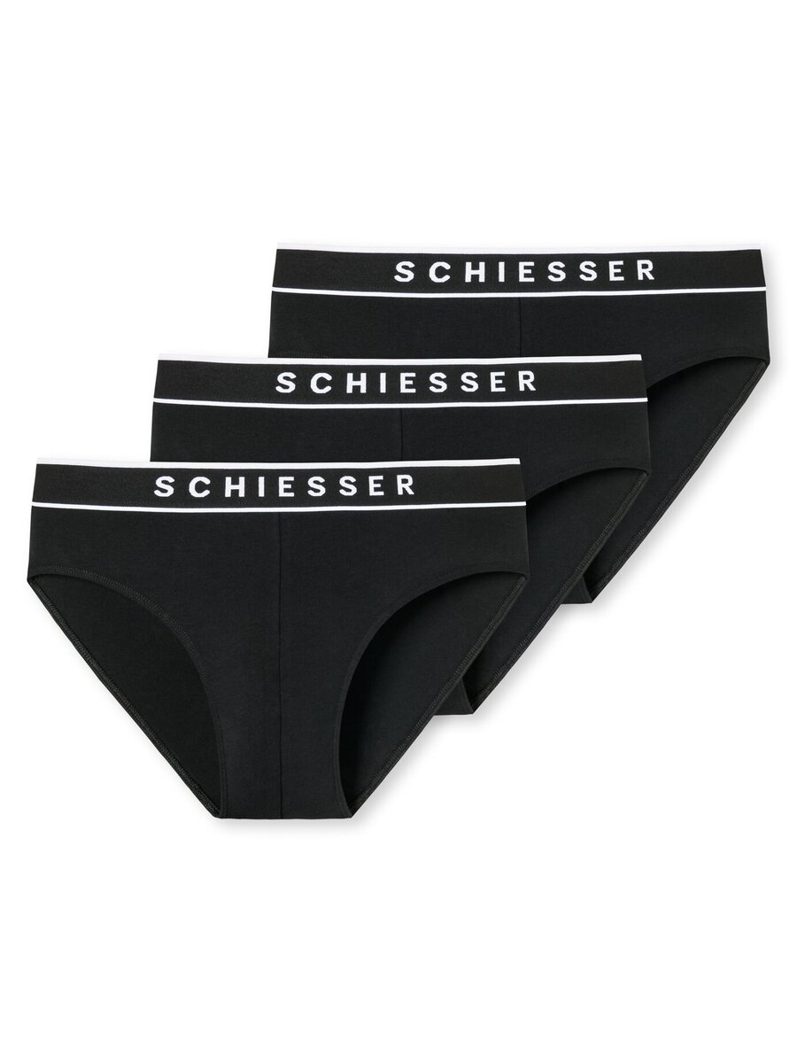 Slip van het merk Schiesser in het Zwart